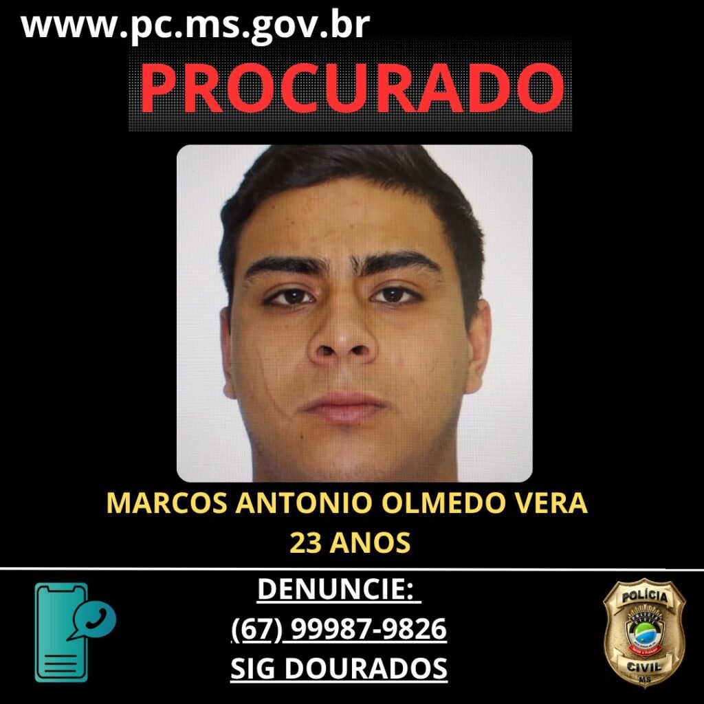 Marcos Olmedo Vera é preso em Corumbá na investigação da morte de Vitor Orsini