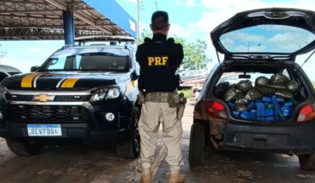Motorista de 27 anos é preso após fuga de 15 km na BR-376 com quase 222 kg de drogas