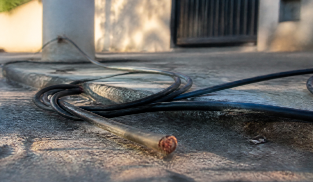 Homem de 28 anos é preso após furto de fios elétricos e agressão de vizinhos